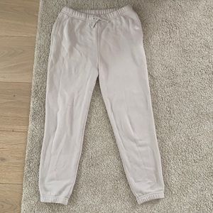 Sweatpants/joggers, beige color, Abercrombie Kids!
